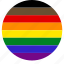 circle, flag, gay, lgbt, philadelphia, pride, rainbow 