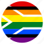 circle, flag, gay, lgbt, pride, rainbow, south africa 