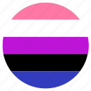 circle, flag, genderfluid, lgbt, pride