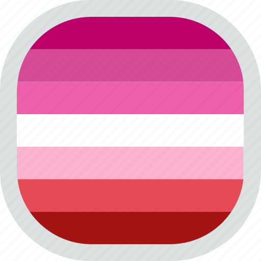 Feminine, flag, lesbian, lgbt, lgbtq, lipstick, pride icon - Download on Iconfinder