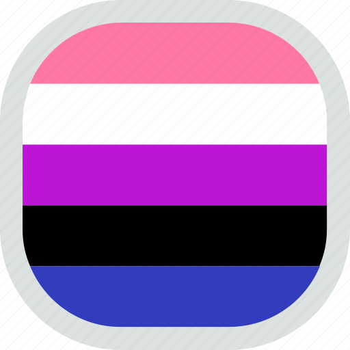 Flag, genderfluid, lgbt, lgbtq, pride icon - Download on Iconfinder