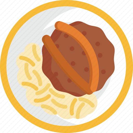 German, food, lentils, pasta, homemade icon - Download on Iconfinder