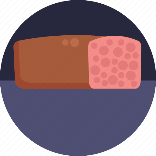 German, food, meatloaf, meat, loaf, breakfast icon - Download on Iconfinder
