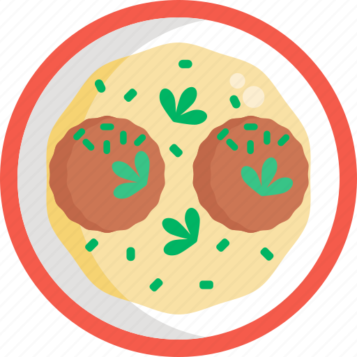 German, food, liver, dumpling, meal, restaurant icon - Download on Iconfinder