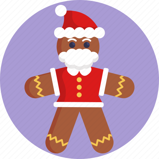 Gingerbread, characters, christmas, xmas, gingerbread santa icon - Download on Iconfinder