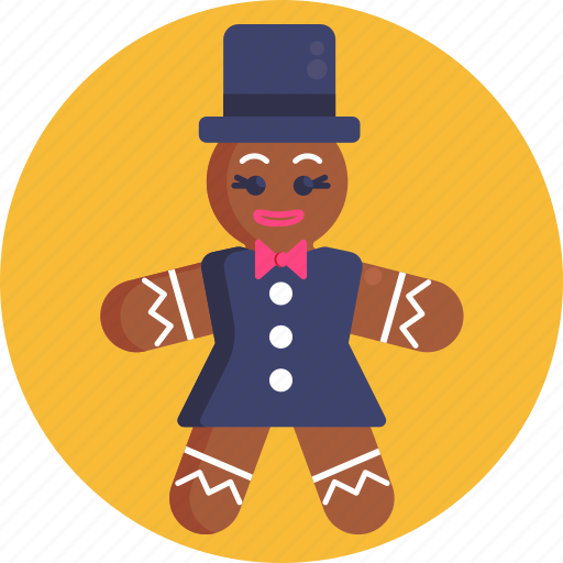 Gingerbread, characters, christmas, xmas, gingerbread girl icon - Download on Iconfinder