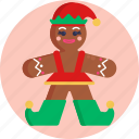 gingerbread, characters, christmas, xmas, gingerbread man, peter pan