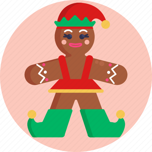 Gingerbread, characters, christmas, xmas, gingerbread man, peter pan icon - Download on Iconfinder