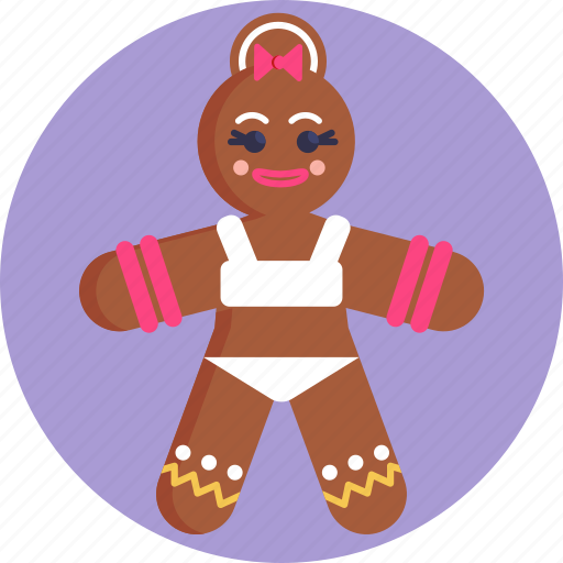 Gingerbread, characters, christmas, xmas, gingerbread baby icon - Download on Iconfinder