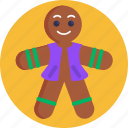 gingerbread, characters, christmas, xmas, gingerbread girl