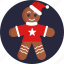 gingerbread, characters, christmas, xmas, gingerbread santa 
