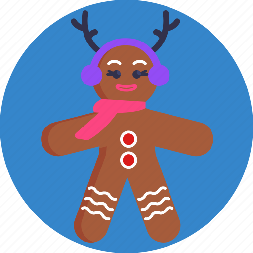 Gingerbread, characters, christmas, xmas, reindeer icon - Download on Iconfinder