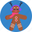 gingerbread, characters, christmas, xmas, reindeer 