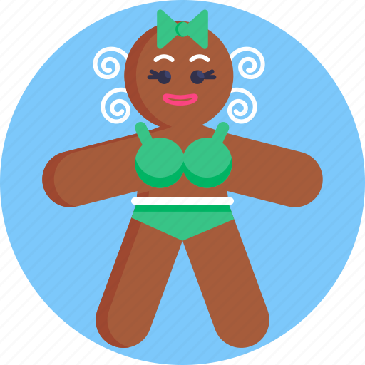 Gingerbread, characters, christmas, xmas, gingerbread woman icon - Download on Iconfinder