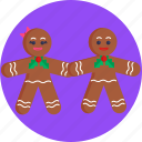 gingerbread, characters, christmas, xmas