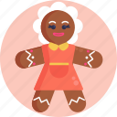 gingerbread, characters, christmas, xmas, gingerbread woman