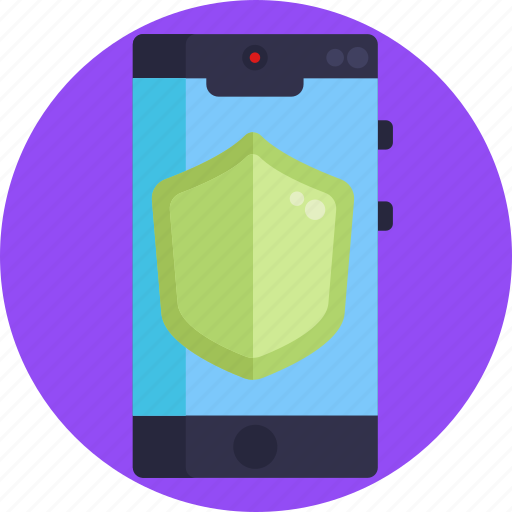 Insurance, shield, protection, phone, mobile phone icon - Download on Iconfinder
