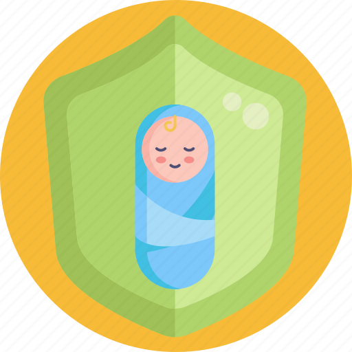 Baby, insurance, shield, protection icon - Download on Iconfinder