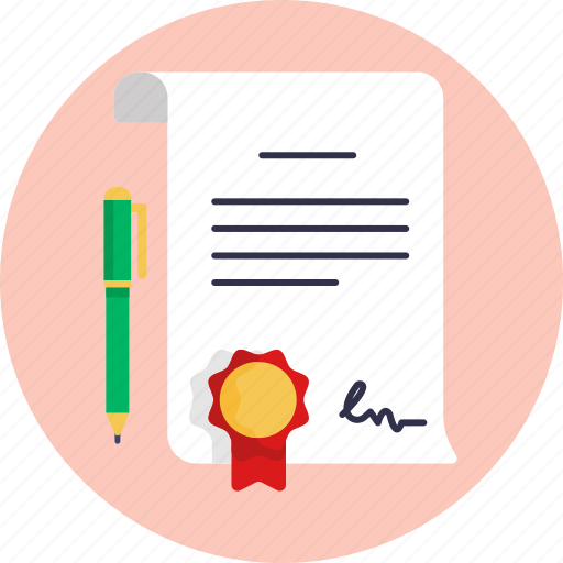 Insurance, forms, award, pen icon - Download on Iconfinder