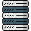 hosting server, hard disk, hosting, network, server, software icons 