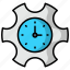 time management, business, clock, dead line, efficiency, time icons 