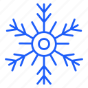snowflake, crystal, snow, forecast, winter, snowfall icon