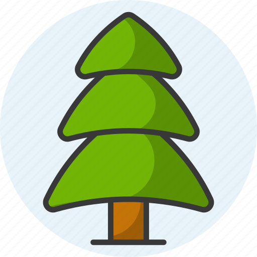 Christmas tree, tree, new year, natural, decoration, ... icon - Download on Iconfinder