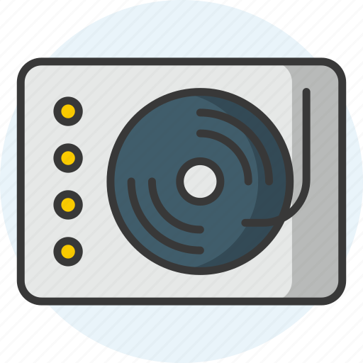 Vinyl record, music, record, player, new year song, dj, ... icon - Download on Iconfinder