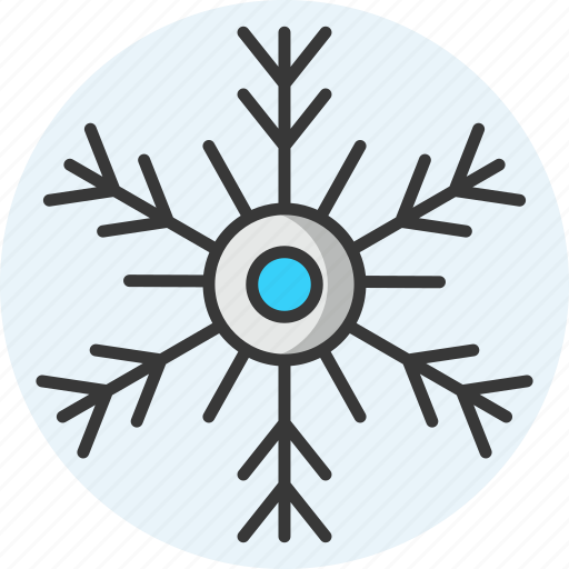 Snowflake, crystal, snow, forecast, winter, snowfall icon icon - Download on Iconfinder