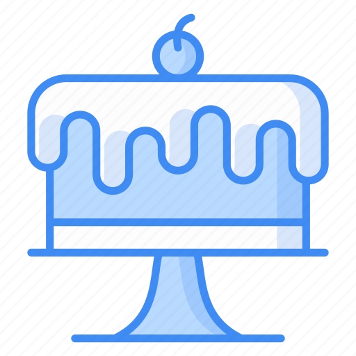 Cake, birthday cake, desert, new year cake, bistro, sweet, ... icon - Download on Iconfinder