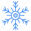 snowflake, crystal, snow, forecast, winter, snowfall icon 