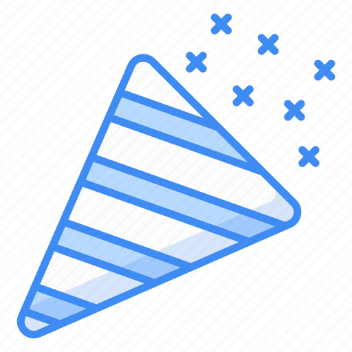 Party popper, birthday and party, confetti, new year, ... icon - Download on Iconfinder