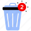 trash, delete, remove, cancel, garbage, recycle, bin 