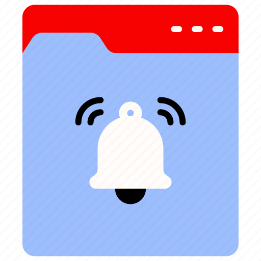 Browser, web, internet, bell, connection icon - Download on Iconfinder