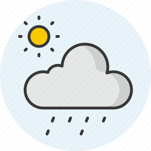 Weather, cloud, sun, rain, forecast icon - Download on Iconfinder