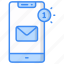 notification, mobile phone notification, mobile, push, smartphone, chat, message icon 