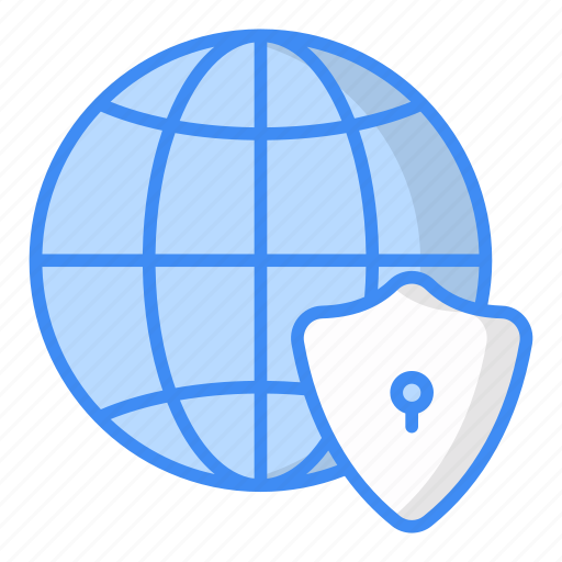 Internet, security, internet security, protection, global security, shield icon icon - Download on Iconfinder