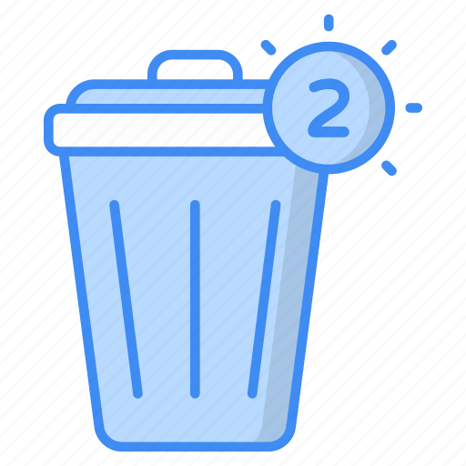Trash, notification, trash notification, deleted, erase, letter, mail icon icon - Download on Iconfinder