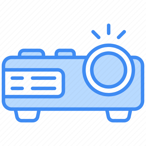 Projector, presentation, device, multimedia, movie, video, projection icon - Download on Iconfinder