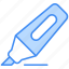 highlighter, marker, pen, stationery, underline, education, stationary, tool, office 