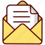 envelope, mail, email, message, letter, communication, chat, document, send 