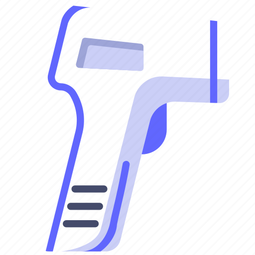 Infrared, thermometer, thermometer gun, hand, check, body, temperature icon - Download on Iconfinder
