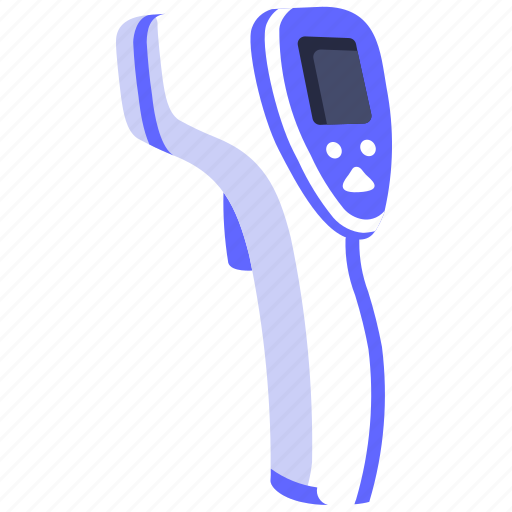 Infrared, thermometer, thermometer gun, hand, check, body, temperature icon - Download on Iconfinder