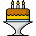 cake, celebration, holiday, new year, birthday, candle