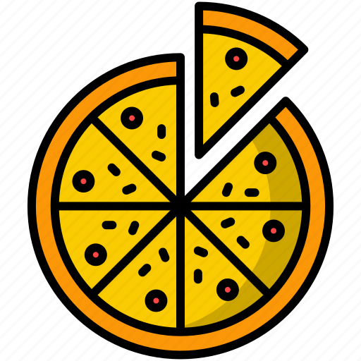 Pizza, birthday, celebration, food, party, slice icon - Download on Iconfinder