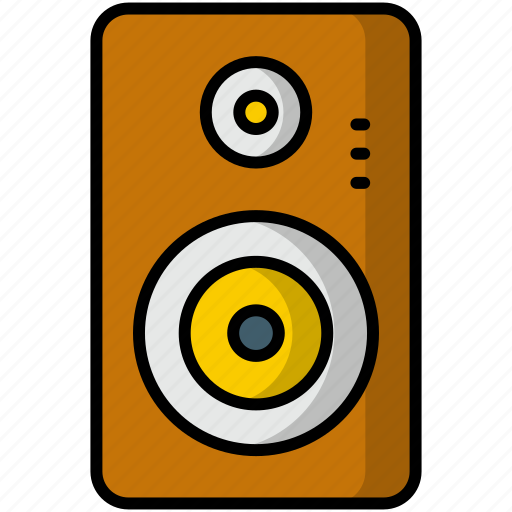 Loudspeakers, subwoofer, woofer, loudspeaker, electronics, audio, sound icon - Download on Iconfinder