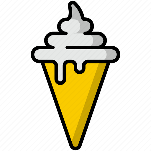 Cream, ice, cone, cool, dessert, ice cream, ice cream icons icon - Download on Iconfinder