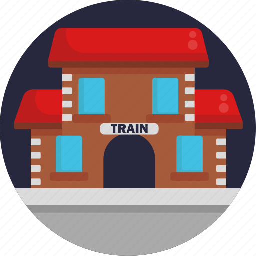 Public, transport, train, station, transportation icon - Download on Iconfinder