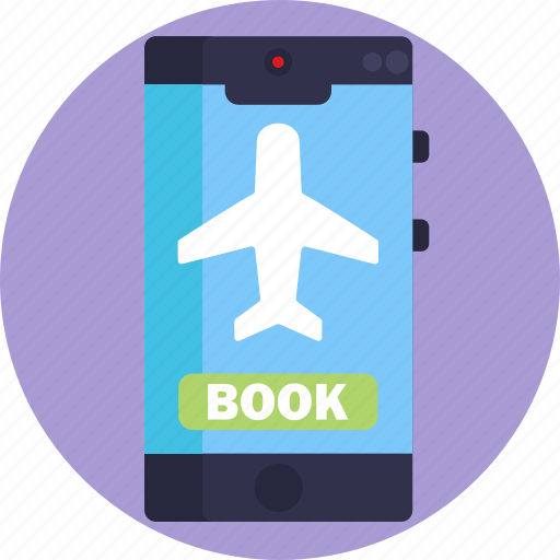 Public, transport, book, flight, online, mobile, application icon - Download on Iconfinder