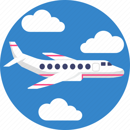 Public, transport, airplane, flight, transportation icon - Download on Iconfinder